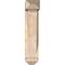 Ekena Millwork Traditional Arts and Crafts Smooth Bracket w/ Offset Brace, Douglas Fir, 5 1/2"W x 14"D x 26"H BKT0604X14X26TRA03SDF - alternate 2